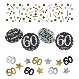 60e verjaardag Confetti