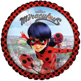 LadyBug Folieballon - Rond