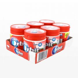 Orbit Aardbeien Pot Kauwgom 6 pakjes