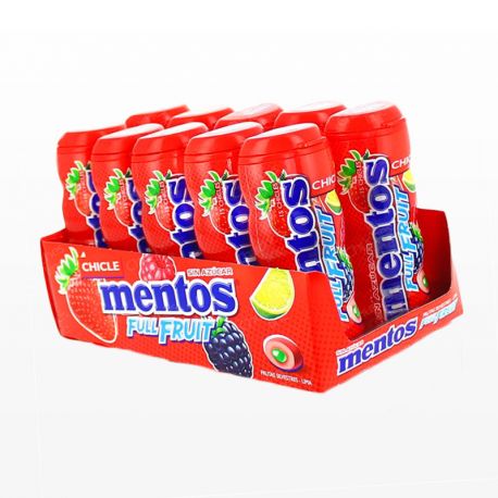 Mentos Wild Fruit Kauwgom 10 pakjes