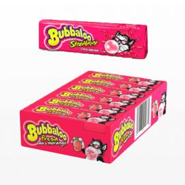 Bubbaloo Stick Aardbei Kauwgom 18 pakjes