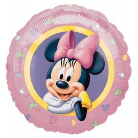Ronde Minnie Mouse Licht Roze Folie Ballon bestellen 