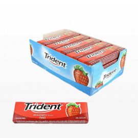 Trident Aardbei Stick Kauwgom 24 pakjes