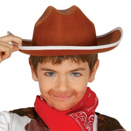 Cowboyhoed van vilt voor kinderen