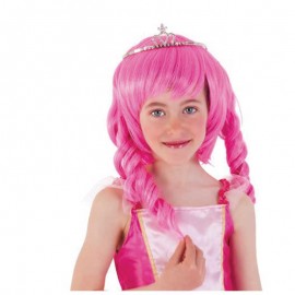 Pink Princess Wig for Kids