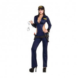 Blue FBI Costumes for Adults