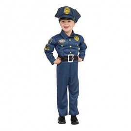 Blue Super Cop Costumes for Kids