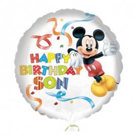 Mickey Mouse ´Happy Birthday Son´ Ballon