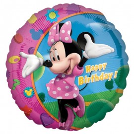 Minnie Mouse Happy Birthday Folie Ballon bestel online