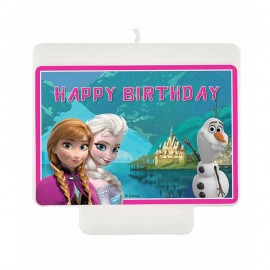 Frozen ´Happy Birthday´ Kaarsen