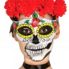 Antifaz Catrina con Rosas Rojas