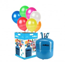 30 Ballonnen + Helium Fles