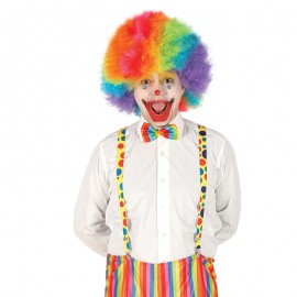 Clown Bretels met kleurrijke stippen