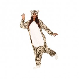 Pyjamapak volwassene luipaard kostuums
