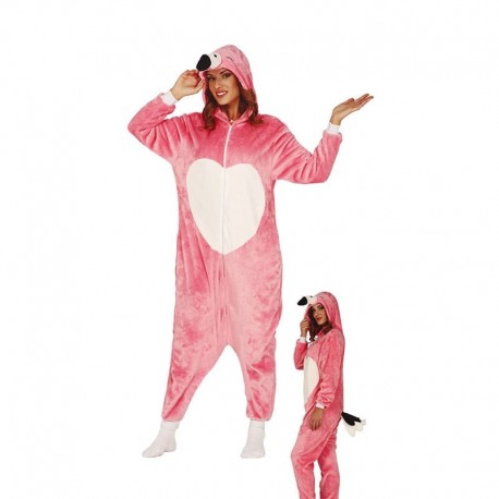 Pyjamakleding volwassene Flamingo