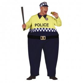 Dikke politieagent kostuums voor volwassenen