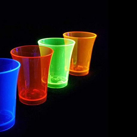 Neon Shotglaasjes (50 Stuks)