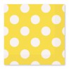 16 Servetten Met Wiite Polka Dots 33 cm