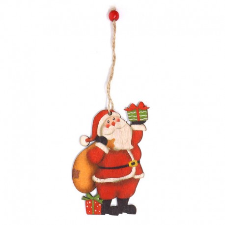 Houten Kerstman Hanger 10 Cms