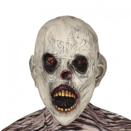 Zombie Masker Wit Latex