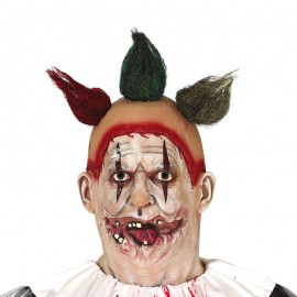 Latex Clown Masker met Haar