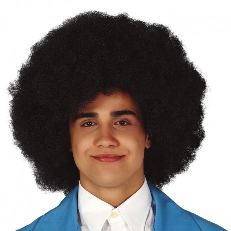 Afro Super Pruik In Doos