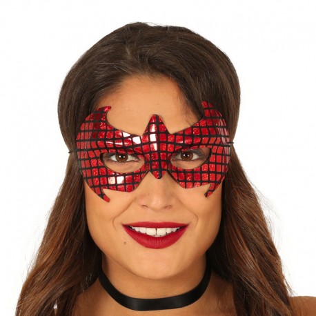 Rood Superhelden Masker