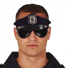 Politiebril met kap