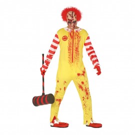 Zombie Burger Clown Volwassene Kostuums