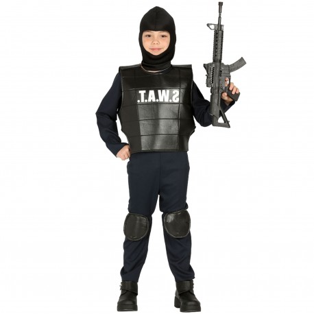 Kids Politie Swat Kostuums