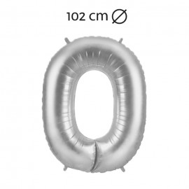 Ballon Nummer 0 Folie 102 cm