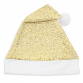 Gorro Navidad Dorado Purpurina