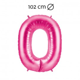 Ballon Nummer 0 Folie 102 cm