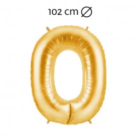 Ballon Nummer 0 Folie 102 cm