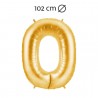 Ballon Nummer 0 Folie 102 cm