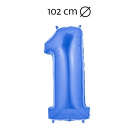 Ballon Nummer 1 Folie 102 cm