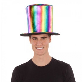 Veelkleurige hoge hoed