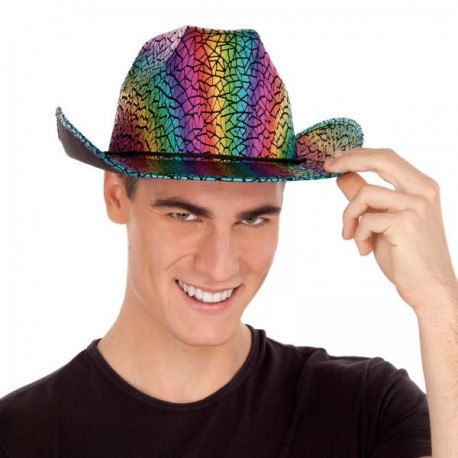 Kleuren Regenboog Cowboy Hoed