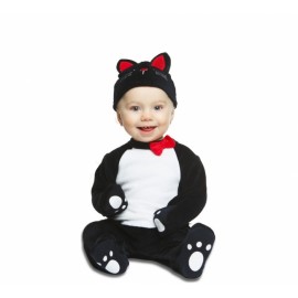 Zwarte Kitten Kostuum voor Baby's