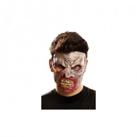 Half Zombie Masker Latex
