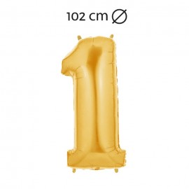 Ballon Nummer 1 Folie 102 cm