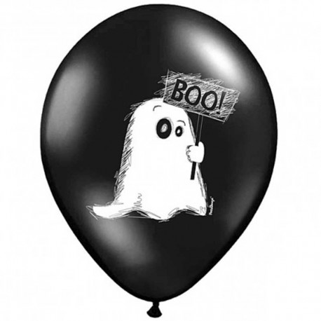 6 Globos Fantasma 30 cm