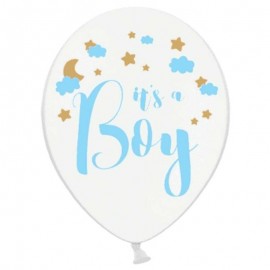 6 Ballonnen It's a Boy 30 cm