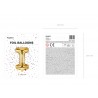 Folie Ballon Letter I 40 cm