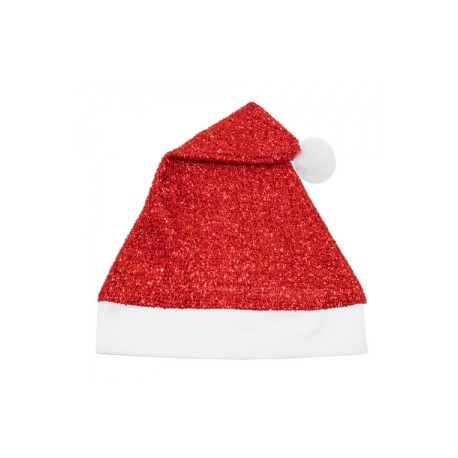 Gorro de Navidad Rojo Purpurina