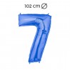 Ballon Nummer7 Folie 102 cm