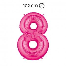 Ballon Nummer 8 Folie 102 cm