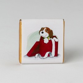 Individuele hond als geschenk Chocolade