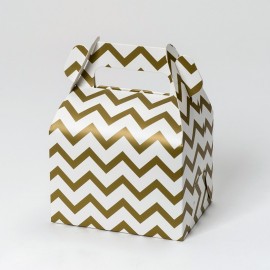 Geribbelde Verjaardag Doosjes - 25 Stuks (11x15x8,6 cm)
