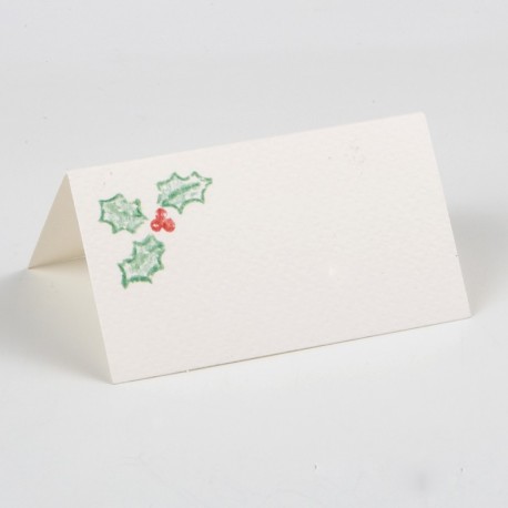 24 Maretak Kerstkaarten 8x4,5 cm